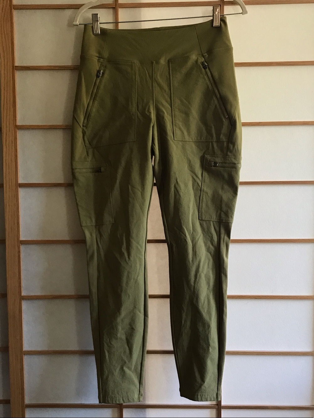 Athleta Olive Green High-Rise Utility Leggings